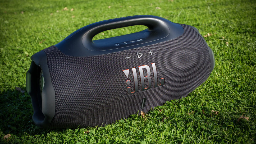 JBL Boombox 3 on grass