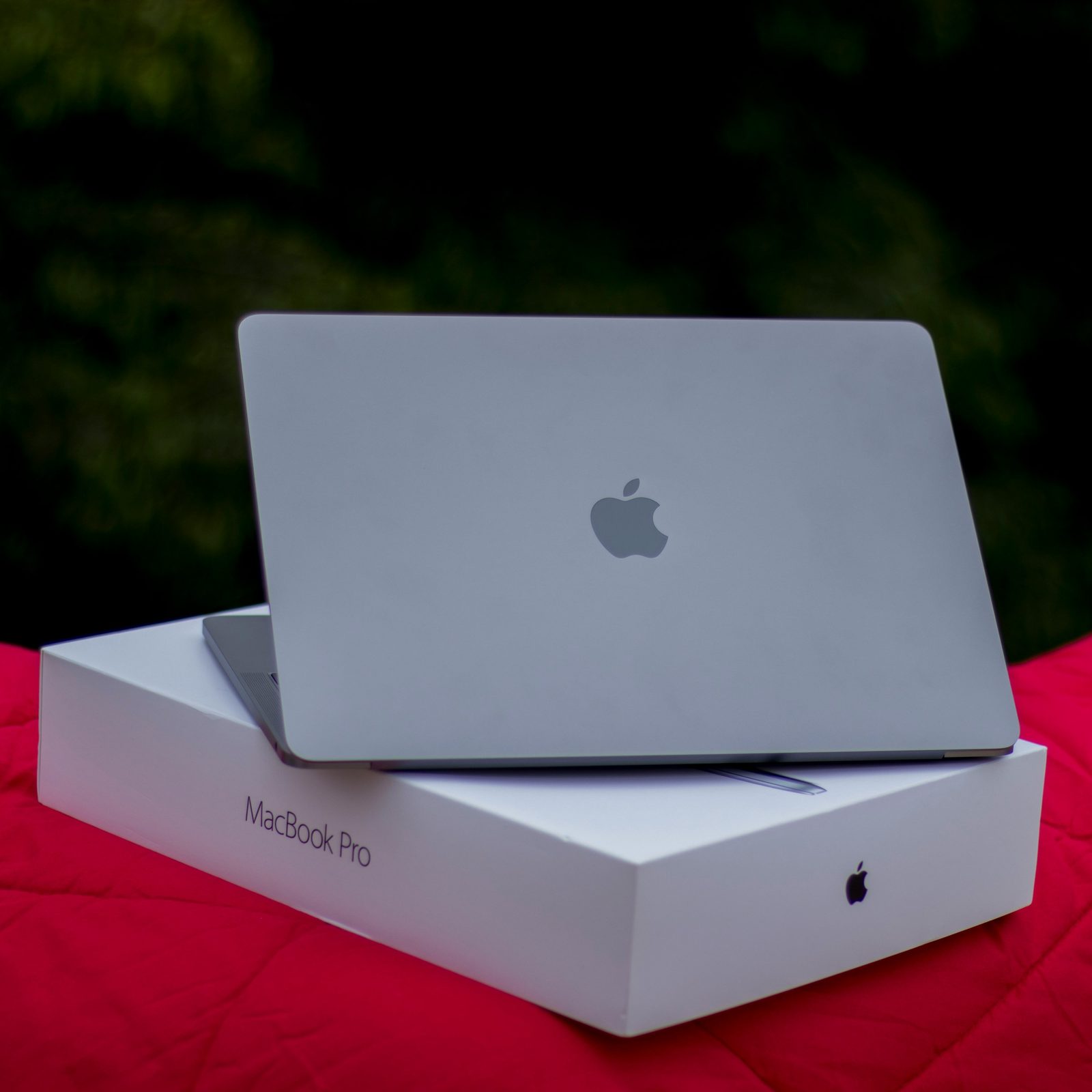 MacBook Pro on its retail box